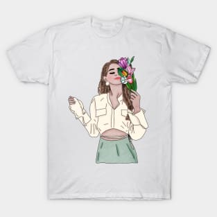 Tulip girl 3 T-Shirt